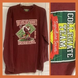Virginia Tech Hokie Collegiate Team Signature Series Graphic Long Sleeve T - XLG